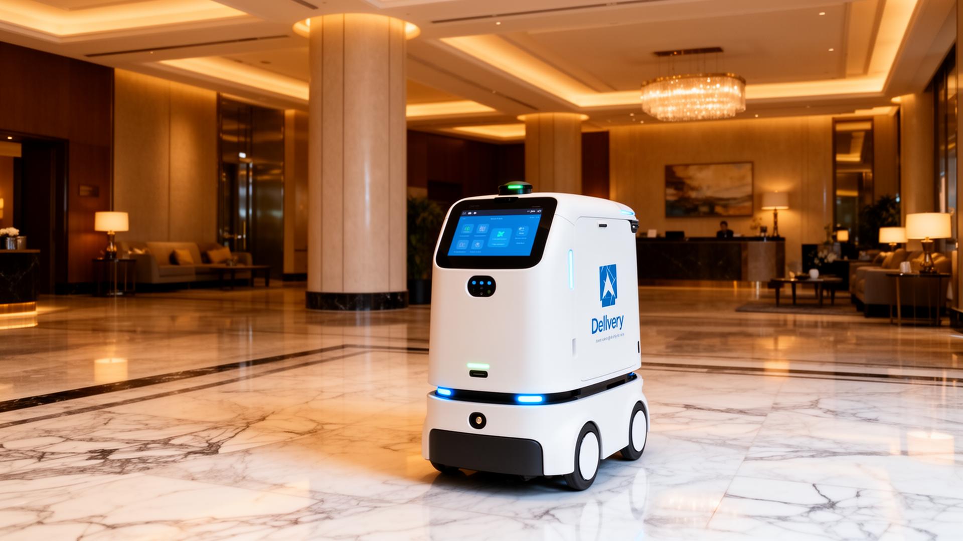 Autonomous mobile robot navigating commercial environment