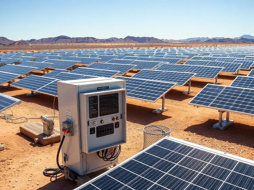 Solar farm monitoring