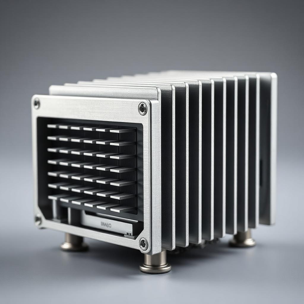 Industrial fanless passive cooling aluminum heatsink chassis