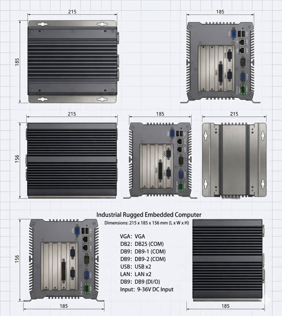 AX-530EBT rugged fanless pc