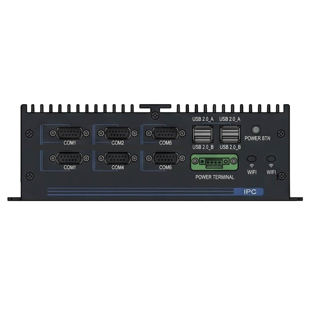 AX-660EBT Fanless Industrial PC with Internal PCIe x4 Slot for GPU