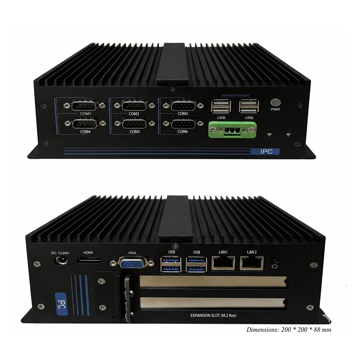 Grphic fanless industrial computer