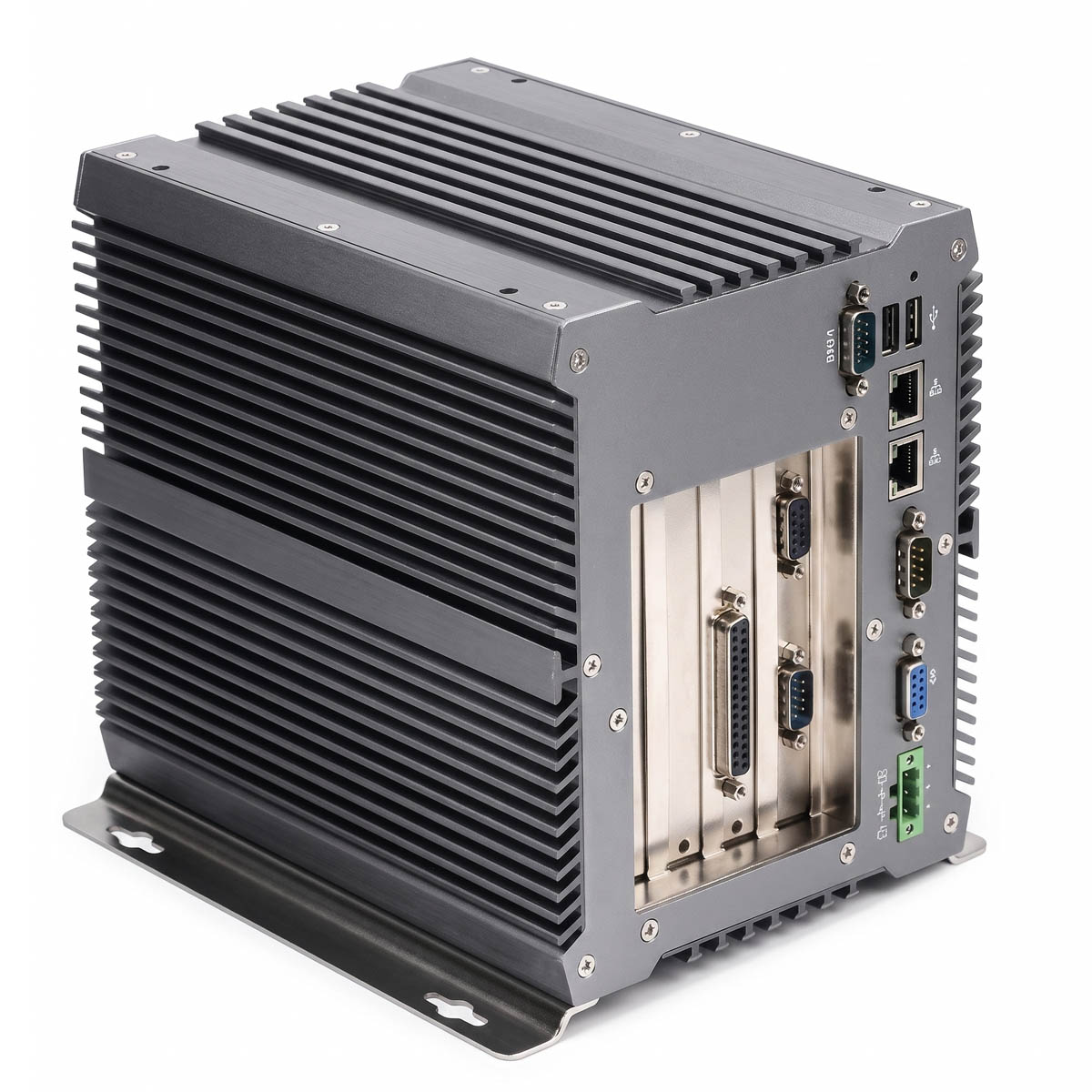 AX-530EBT Fanless Industrial PC 3 PCI & 1 PCIe x4 Expansion Slots
