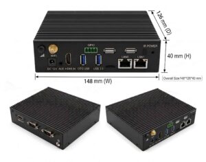 AE-3588LBT 32 TOPS RK3588 Edge AI Box