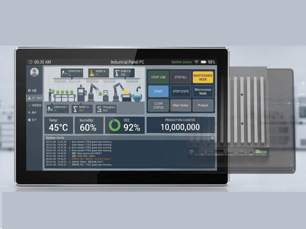 AP-AR1DS02 4.0 TOPS RK3576 Edge AI Industrial Panel PC