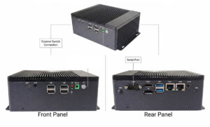 AX-422HBT J6412 Fanless Industrial PCs