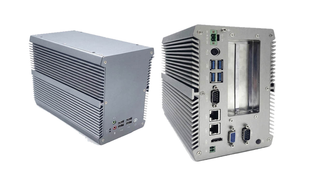 AE-520EBT industrial PC HDMI VGA dual Gigabit LAN USB serial and power connectors