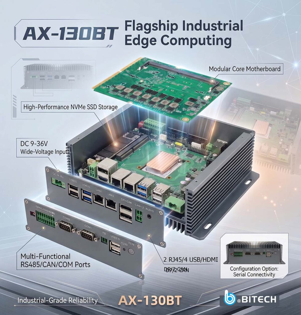 AX-130BT Modular Industrial Computer