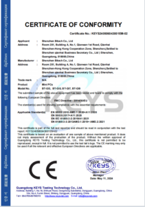 Bitech Industrial PCs manufactuarer CE certification
