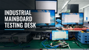 Bitech QC verification lab with multiple monitors