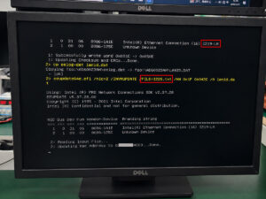 Intel EEUPDATE Tool programming Ethernet NIC EEPROM