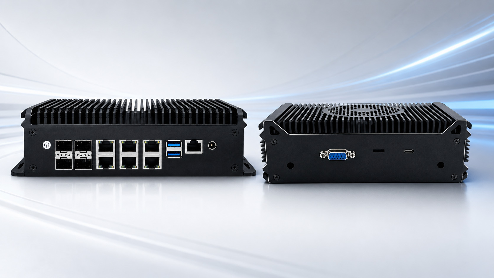 AX-340BT sd wan appliance fanless network with 10 LAN