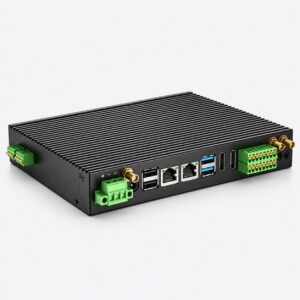 BITECH AE-3588LBT fanless RK3588 edge AI box, up to 32 TOPS with M.2 NPU expansion