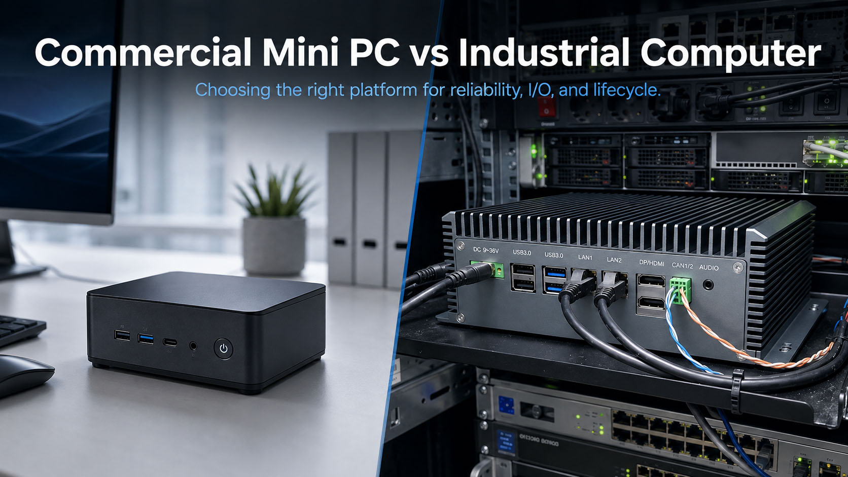 Commercial Mini PC vs Industrial Computer