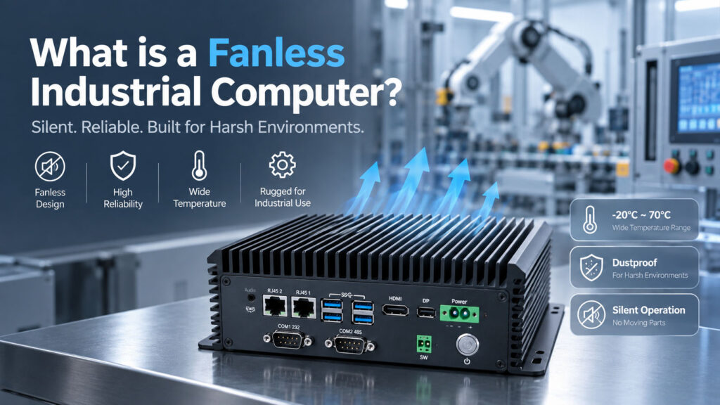 what is fanless industrial computer