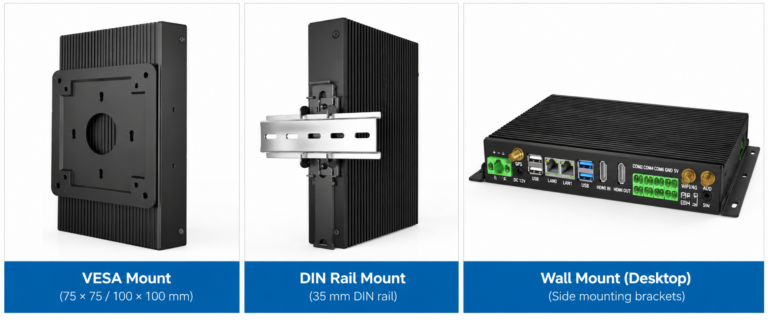 Industrial Mini PC Mounting Options
